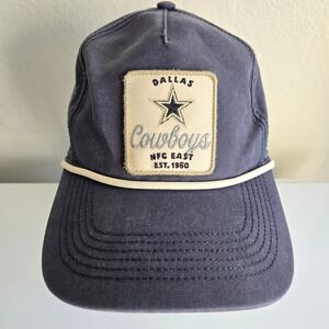 47 Brand Hitch Dallas Cowboys Blue‎ NFC East Est 1960 Rope Snapback Retro Hat